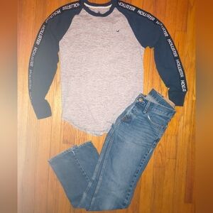 (B3G1) Hollister Jeans And Long Sleeve Outfit